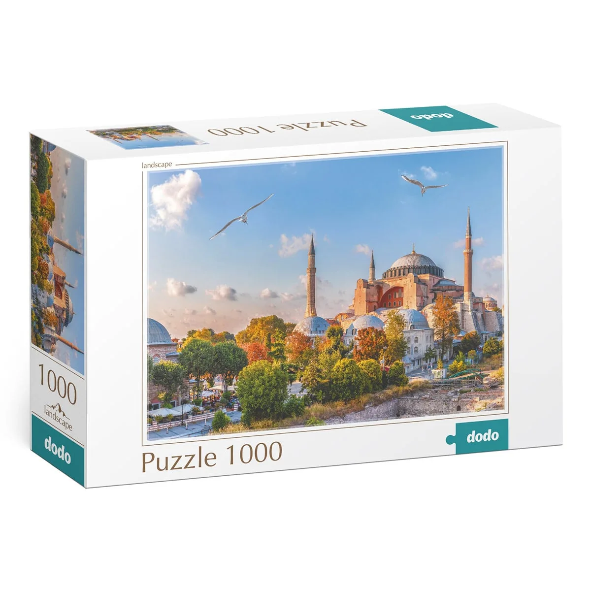 Puzzle Hagia Sophia, Turcia, 1000 piese, culoare: Multicolor, dimensiune: 68x48 cm – fotografie produs