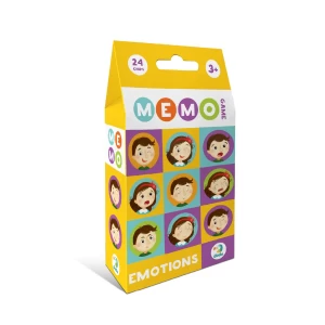 Joc de memorie, Emoții, culoare: Multicolor, dimensiune: 15x8x4 cm – fotografie produs