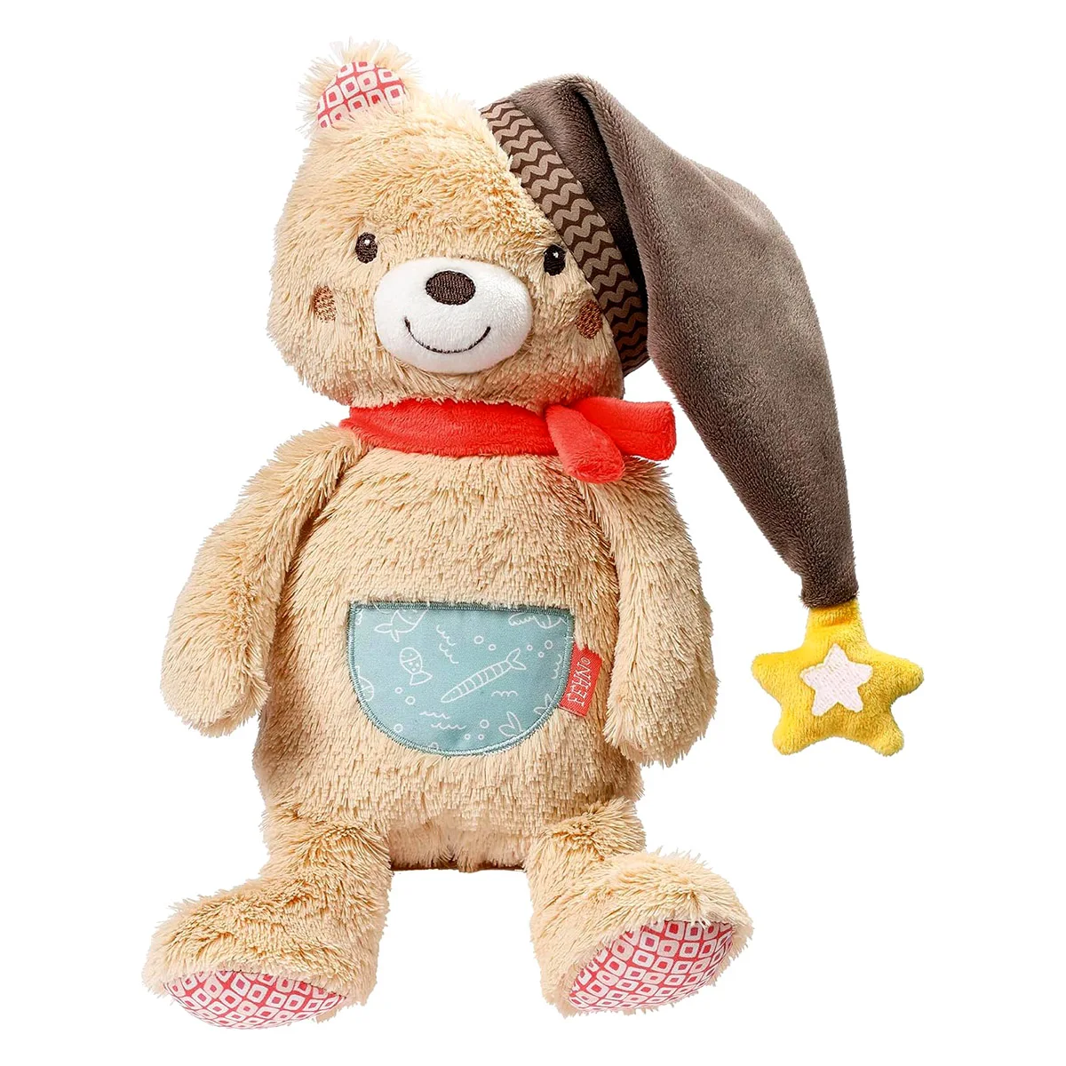 Ursuletul Bruno, jucarie de plus, 25 cm, culoare: Multicolor, dimensiune: 25x15x8 cm – fotografie produs