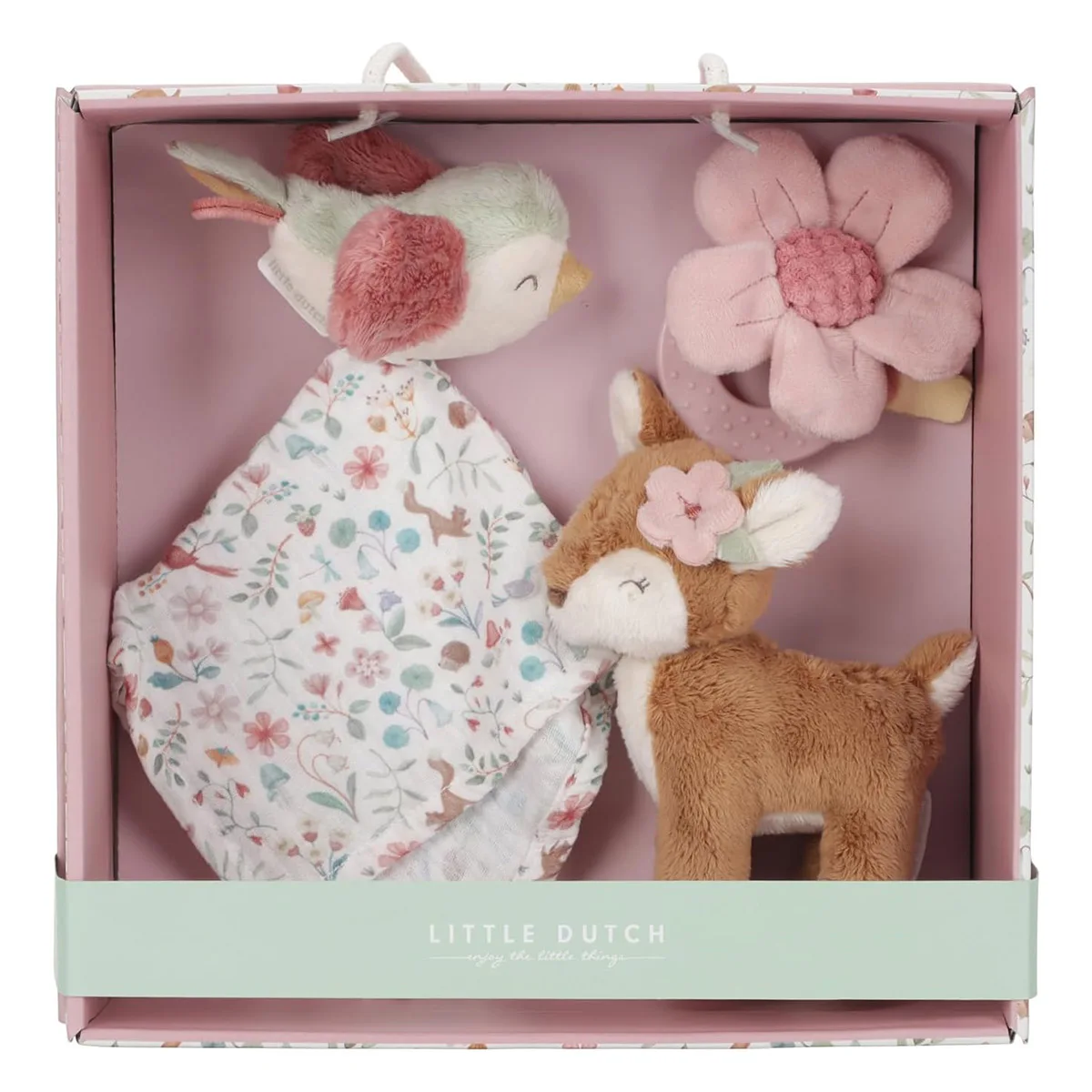 Cutie cadou pentru bebelusi, Fairy Garden, culoare: Multicolor, dimensiune: 27x27x11 cm – fotografie produs