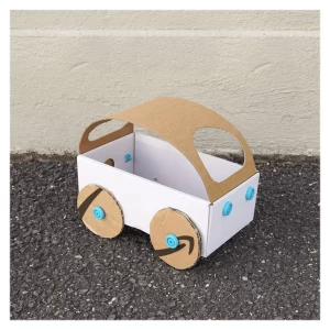 Makedo Invent, kit pentru construcții din carton, 360 piese, culoare: Multicolor, dimensiune: 24x20x12 cm – fotografie produs