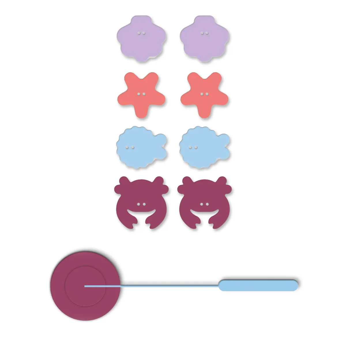 Joc de pescuit pentru baie, Seaside, culoare: Multicolor, dimensiune: 18x12x4 cm – fotografie produs