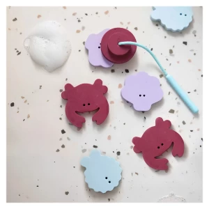 Joc de pescuit pentru baie, Seaside, culoare: Multicolor, dimensiune: 18x12x4 cm – fotografie produs