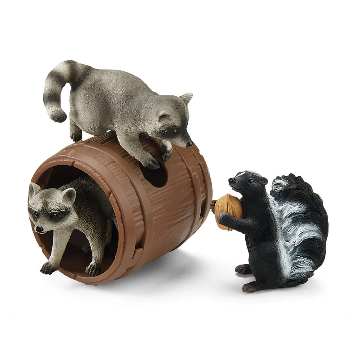 Ratoni și sconcs, figurine Schleich, culoare: Multicolor, dimensiune: 17x14x6 cm – fotografie produs