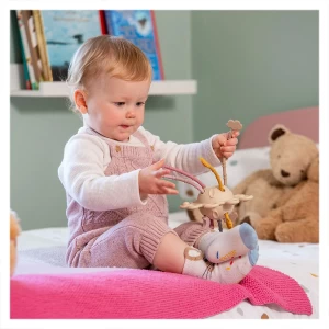 Jucărie multifuncțională pentru bebelusi, SiliSoft, culoare: Multicolor, dimensiune: 20x14x14 cm – fotografie produs