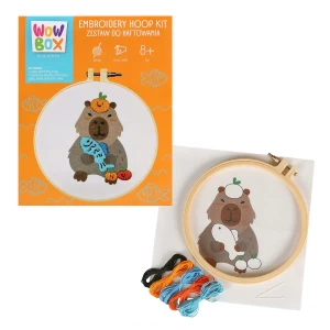 Set creativ de broderie, Capibara, culoare: Multicolor, dimensiune: 20x26 cm – fotografie produs