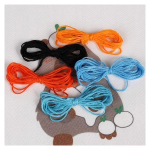 Set creativ de broderie, Capibara, culoare: Multicolor, dimensiune: 20x26 cm – fotografie produs