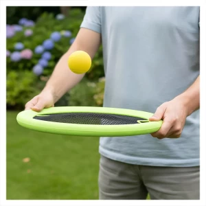 Beachball & Frisbee XL, set 2 în 1 de plaja, Alldoro, culoare: Multicolor, dimensiune: 40 cm – fotografie produs