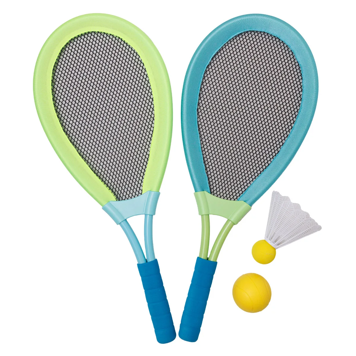 Badminton & Soft tenis, set 2 în 1 XL, Alldoro, culoare: Multicolor, dimensiune: 62x26 cm – fotografie produs