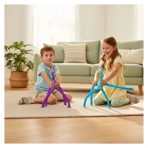 Girafa flexibilă, jucărie antistres, 1 bucată, culoare: Multicolor, dimensiune: 18x14x3 cm – fotografie produs