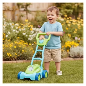 Mașină de tuns iarba cu bule, lumini și sunete, culoare: Multicolor, dimensiune: 28x21x14 cm – fotografie produs