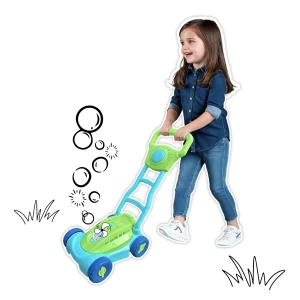 Mașină de tuns iarba cu bule, lumini și sunete, culoare: Multicolor, dimensiune: 28x21x14 cm – fotografie produs