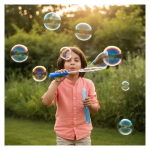 Bagheta bule de săpun, set 4 bucăți, culoare: Multicolor, dimensiune: 37 cm – fotografie produs