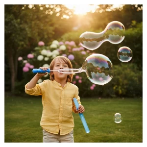 Bagheta bule de săpun, set 4 bucăți, culoare: Multicolor, dimensiune: 37 cm – fotografie produs