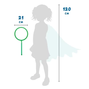 Set baloane de săpun gigantice cu baghetă XXL, culoare: Multicolor, dimensiune: 21 cm – fotografie produs