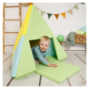 Covoraș de joacă multifuncțional 3 în 1, Alldoro, culoare: Multicolor, dimensiune: 182x105 cm – fotografie produs