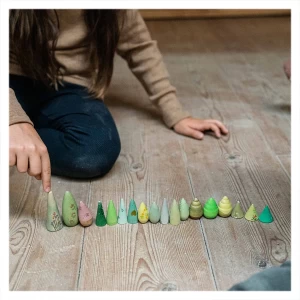 Forest Tree, set 18 copaci, Grapat, culoare: Multicolor, dimensiune: 3-7 cm – fotografie produs