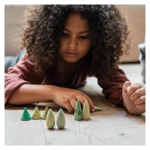 Forest Tree, set 18 copaci, Grapat, culoare: Multicolor, dimensiune: 3-7 cm – fotografie produs