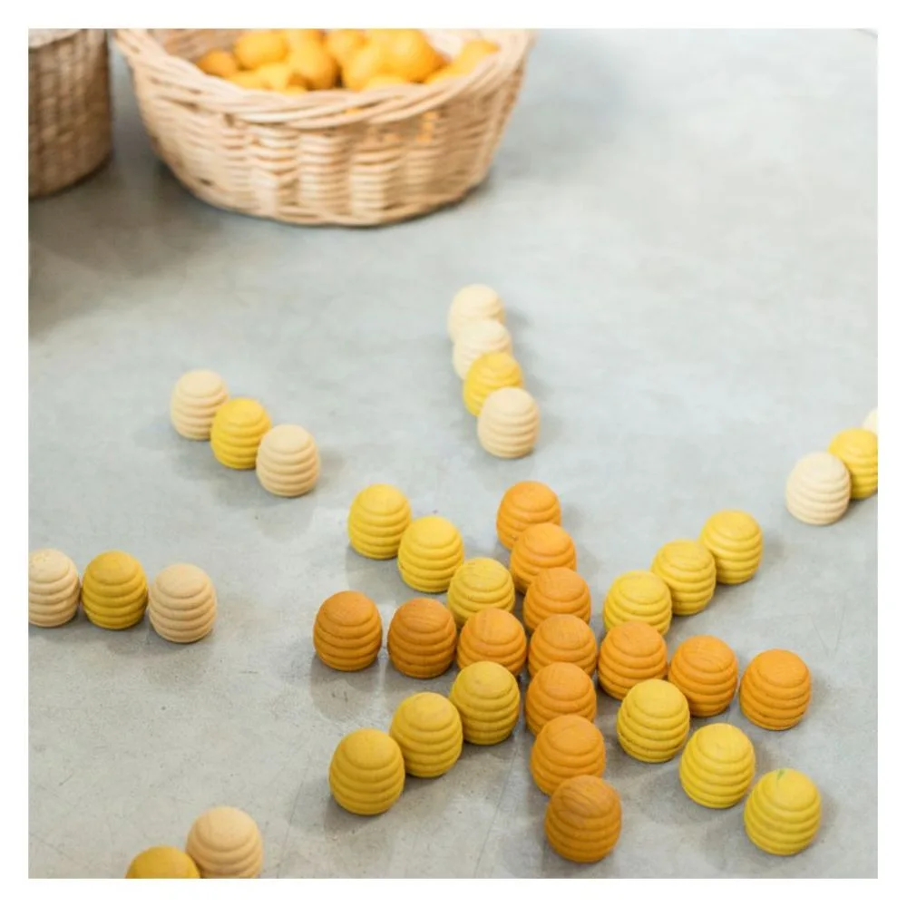 Mandala Honeycombs 36 piese, Grapat, culoare: Galben, dimensiune: cutie: 16x5x11 cm – fotografie produs