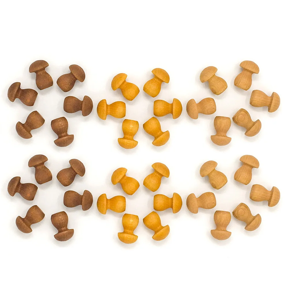 Mandala Mushrooms 36 piese, Grapat, culoare: Multicolor, dimensiune: 2x3 cm – fotografie produs