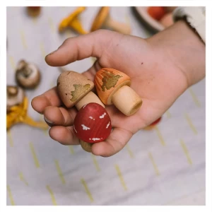 Mushroom Grove, set 18 ciupercuțe, Grapat, culoare: Multicolor, dimensiune: 2-5 cm – fotografie produs