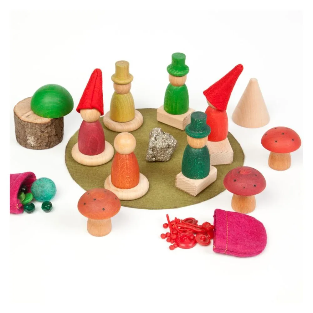 Nins in Padure set 24 piese, Grapat, culoare: Multicolor, dimensiune: cutie, 16x12x8 cm – fotografie produs