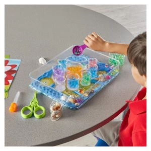 Activitati senzoriale, set tavita si accesorii, culoare: Multicolor, dimensiune: 33x25x6 cm – fotografie produs