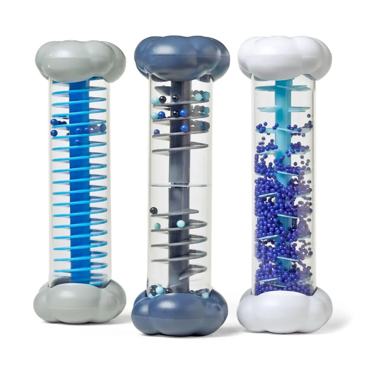 Eprubete senzoriale, Sunete de ploaie, culoare: Multicolor, dimensiune: 31x26x7 cm – fotografie produs