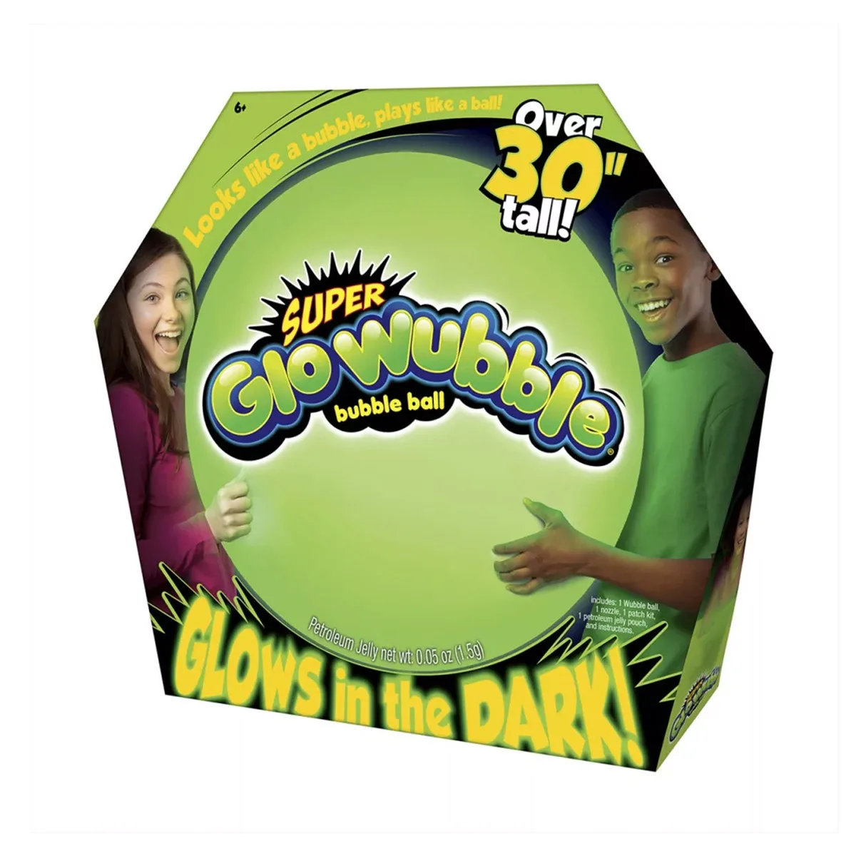 Super Wubble Glow – Minge gonflabilă gigantică 75 cm, culoare: Multicolor, dimensiune: 75 cm – fotografie produs