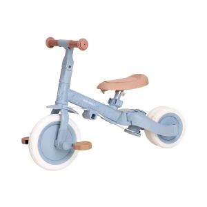 Tricicleta 4 in 1 cu bara de impingere, albastru, Little Dutch, culoare: Multicolor, dimensiune: 69x45x51 cm – fotografie produs