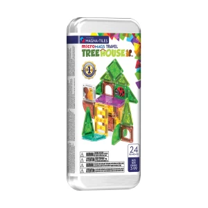 MAGNA-TILES Treehouse, Travel set, culoare: Multicolor, dimensiune: 19x9x2 cm – fotografie produs