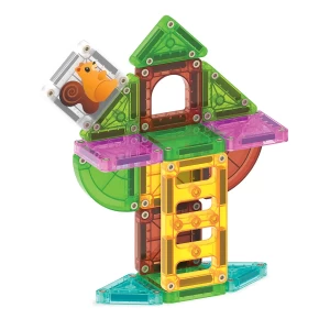 MAGNA-TILES Treehouse, Travel set, culoare: Multicolor, dimensiune: 19x9x2 cm – fotografie produs