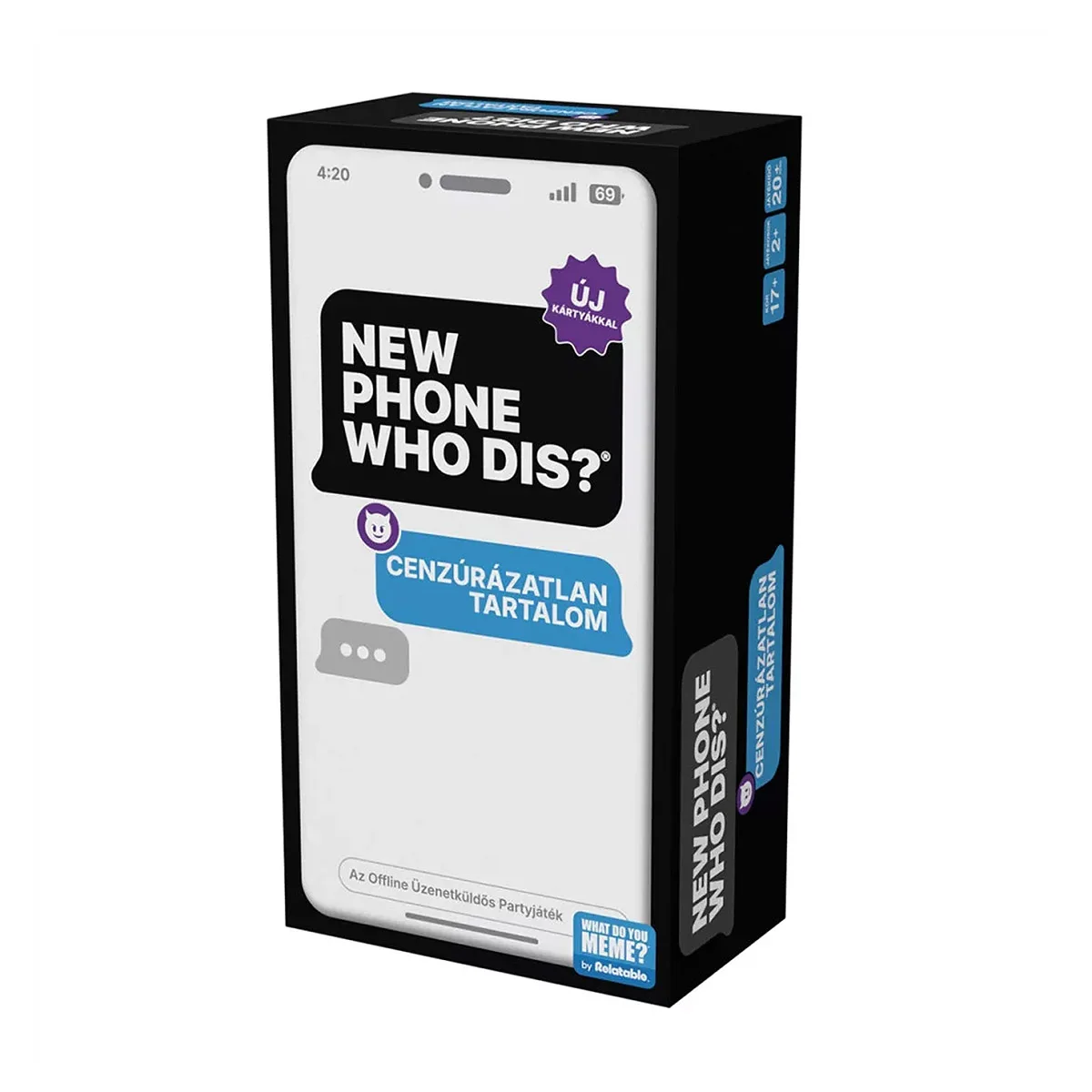 New Phone – Who Dis? Cenzúrázatlan tartalom, culoare: Multicolor, dimensiune: 22x11x7 cm – fotografie produs